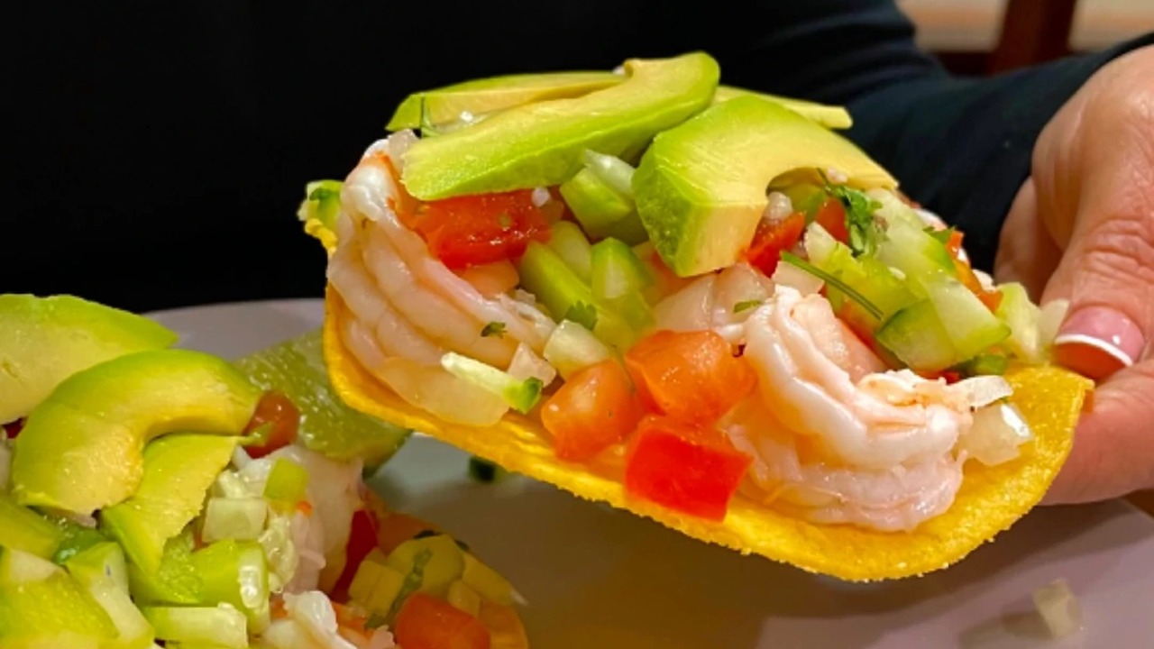 Tostadas de Camarón
